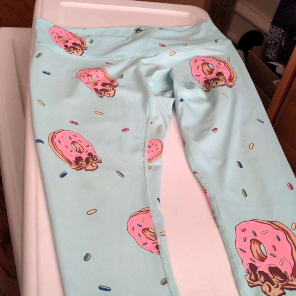 Feed Me Fight Me Donut Leggings